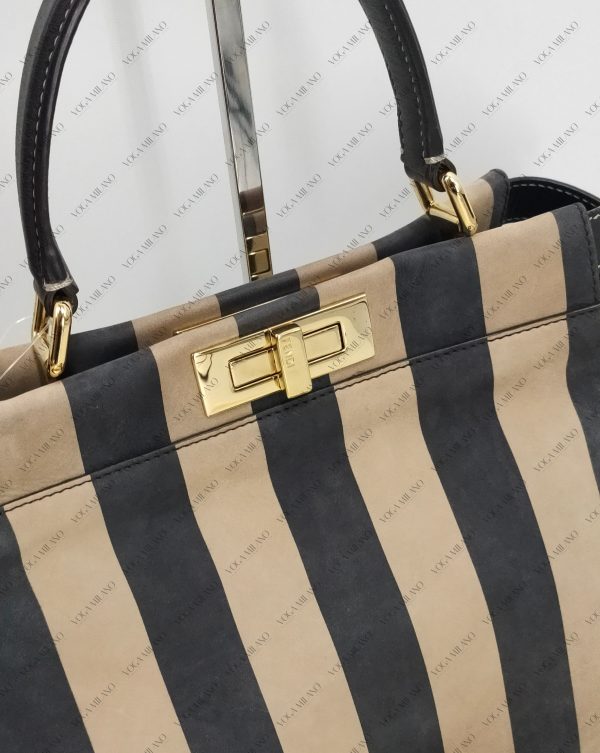 FENDI Peekaboo pequin Nabuck Medium - immagine 2