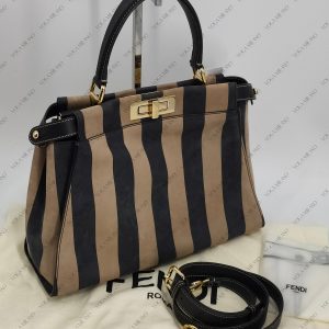 FENDI Peekaboo pequin Nabuck Medium