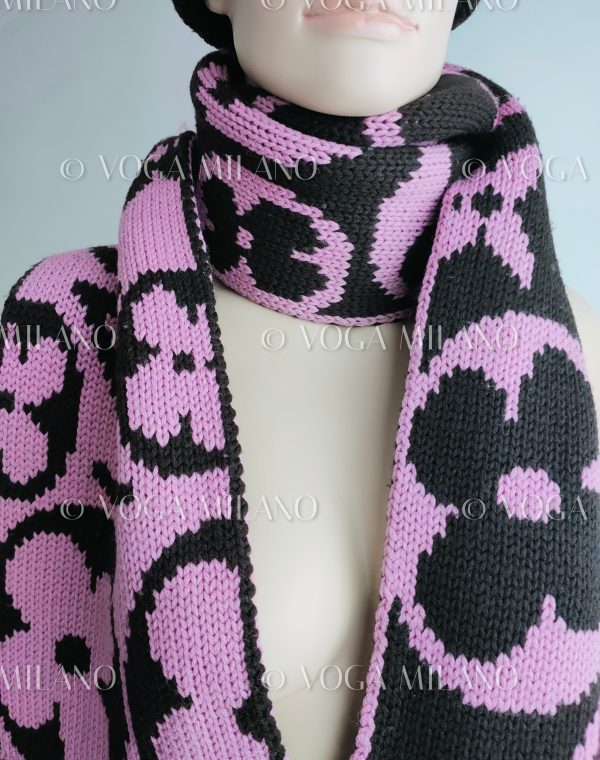 LOUIS VUITTON Fringe Mng Logo scarf+beanie - immagine 3