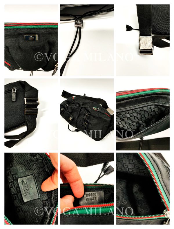 GUCCI Nylon Web waist bag - immagine 4