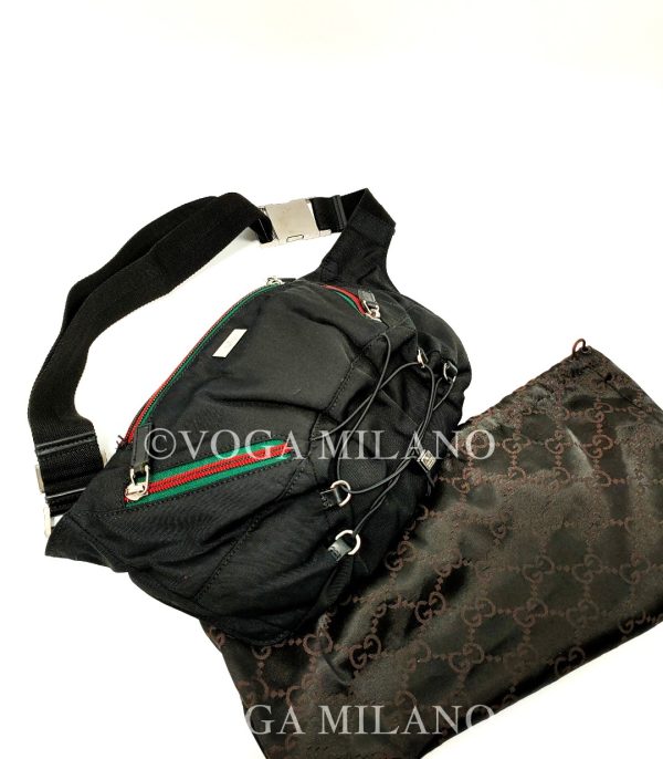 GUCCI Nylon Web waist bag - immagine 3