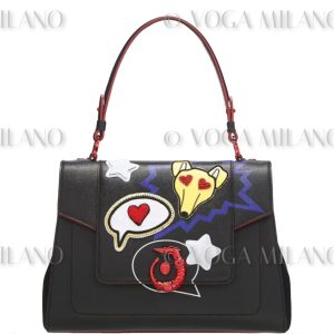 TRUSSARDI Lovy Limited Edition Emoji two way bag