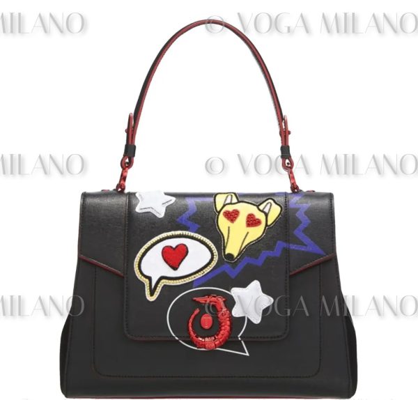 TRUSSARDI Lovy Limited Edition Emoji two way bag