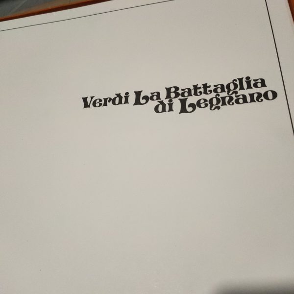 GIUSEPPE VERDI La Battaglia Di Legnano Opera box set - immagine 6