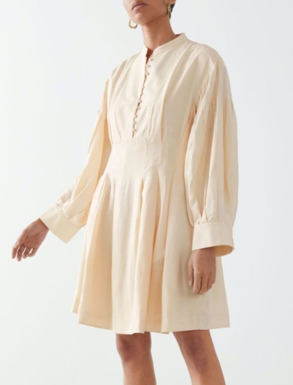 & OTHER STORIES Tussah dress 100% silk