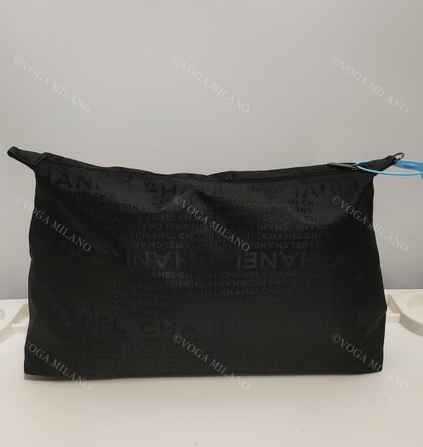 CHANEL Coco Cabas all-over logo insert/pochette