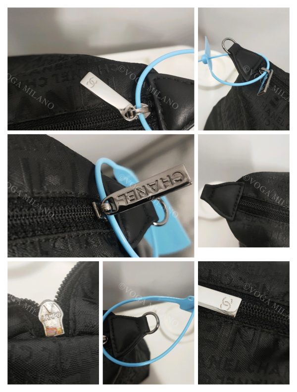 CHANEL Coco Cabas all-over logo insert/pochette - immagine 3