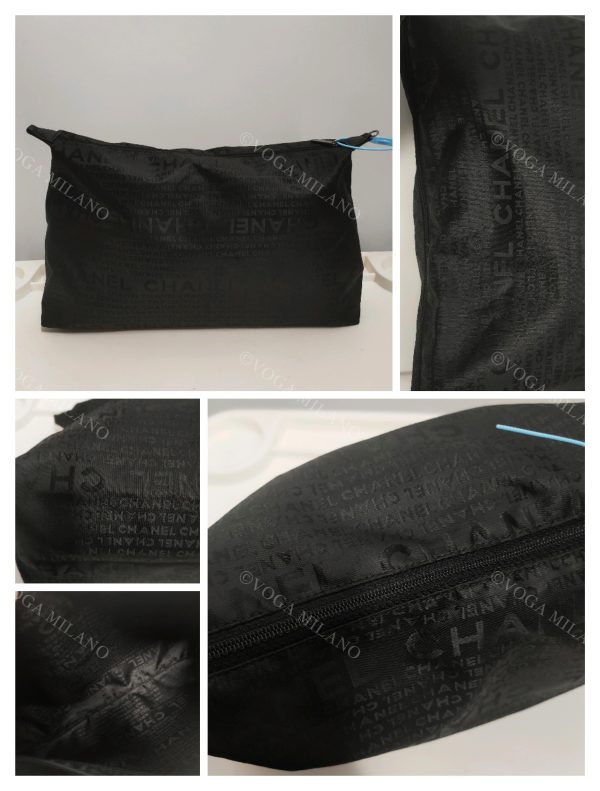 CHANEL Coco Cabas all-over logo insert/pochette - immagine 2