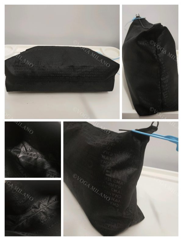 CHANEL Coco Cabas all-over logo insert/pochette - immagine 4