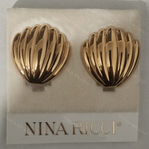 NINA RICCI rare shell earrings