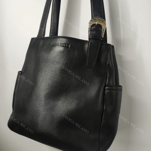 NINA RICCI leather shoulder bag - vintage