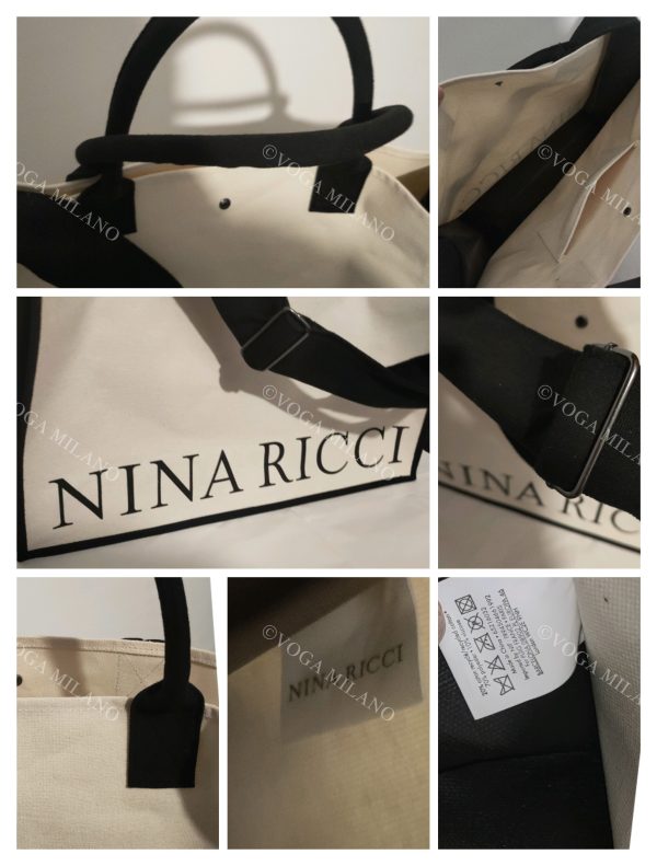 NINA RICCI XL Logo two way tote - immagine 2
