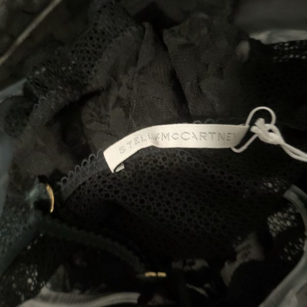 Stella McCartney Midnight Patchwork V lace Bodysuit - S - immagine 6