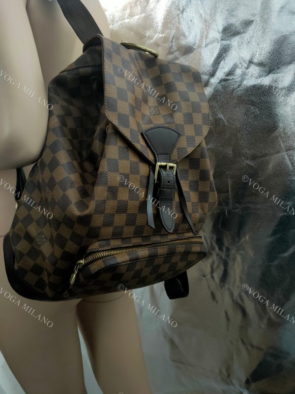 LOUIS VUITTON Montsouris GM damier ebène Special Order - Unisex - immagine 6