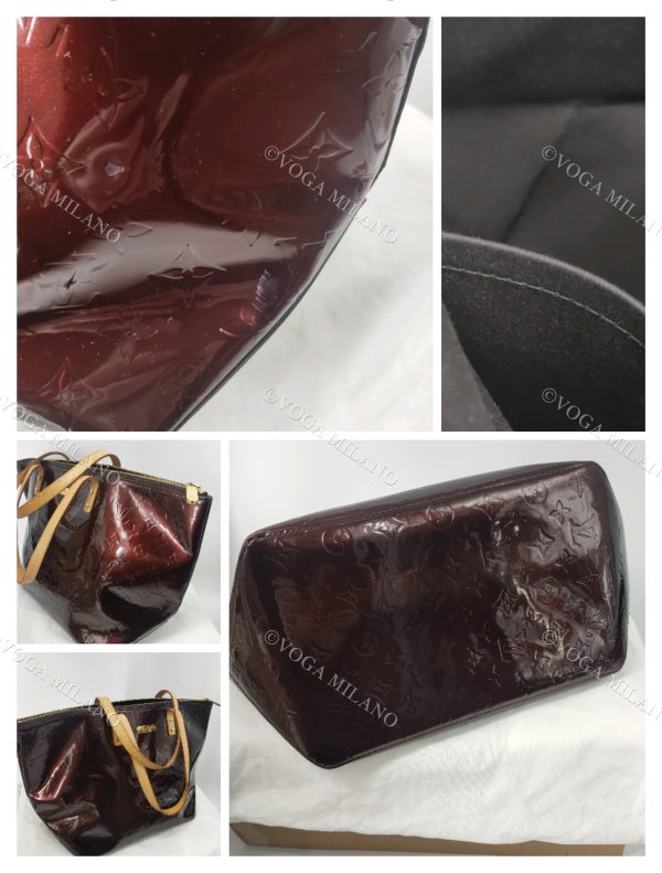 LOUIS VUITTON Bellevue GM Vernis amarante - immagine 5